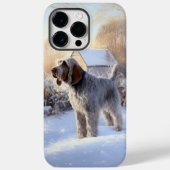 Spinone Italiano lassen es Schnee Weihnachten Case-Mate iPhone Hülle (Rückseite)