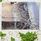 Spinone Italiano lassen es Schnee Weihnachten Geschirrtuch (Gefaltet)