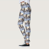Spinone Italiano lassen es Schnee Weihnachten Leggings (Links)