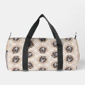 Spinone Italiano Malerei Braun Rasen Niedlicher Hu Duffle Bag (Rückseite)