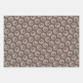 Spinone Italiano Malerei Braun Rasen Niedlicher Hu Geschenkpapier Set (Vorderseite 3)