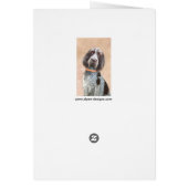 Spinone Italiano Malerei - Niedliche Original Dog  (Hinten)