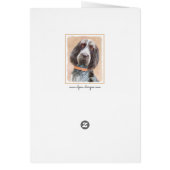 Spinone Italiano Malerei - Niedliche Original Dog  (Hinten)