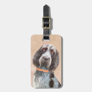 Spinone Italiano Malerei - Niedliche Original Dog  Gepäckanhänger