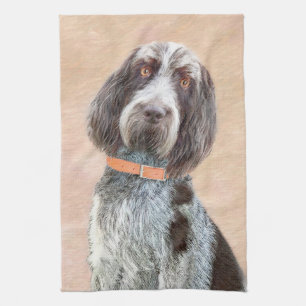 Spinone Italiano Malerei - Niedliche Original Dog  Geschirrtuch