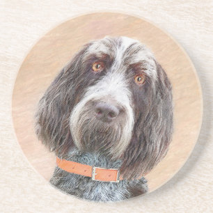 Spinone Italiano Malerei - Niedliche Original Dog  Getränkeuntersetzer