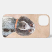 Spinone Italiano Malerei - Niedliche Original Dog iPhone Hülle (Rückseite (Horizontal))