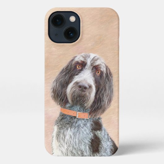 Spinone Italiano Malerei - Niedliche Original Dog iPhone Hülle (Rückseite)