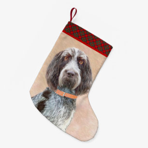 Spinone Italiano Malerei - Niedliche Original Dog  Kleiner Weihnachtsstrumpf