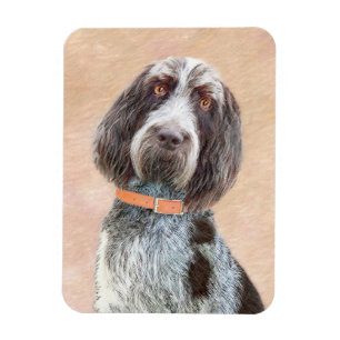 Spinone Italiano Malerei - Niedliche Original Dog Magnet