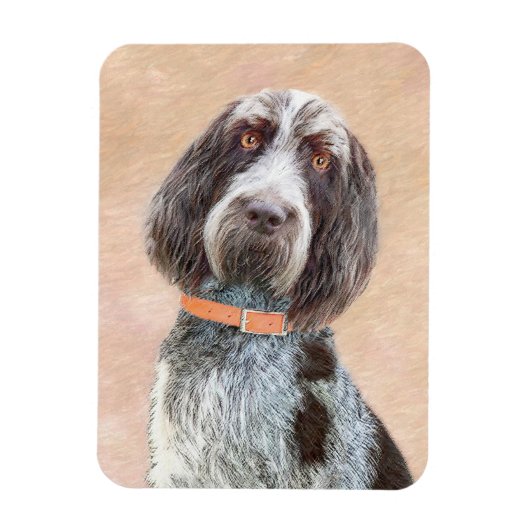 Spinone Italiano Malerei - Niedliche Original Dog Magnet (Vertikal)