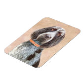 Spinone Italiano Malerei - Niedliche Original Dog Magnet (Linke Seite)