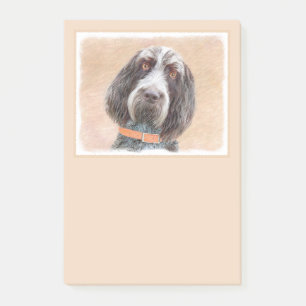 Spinone Italiano Malerei - Niedliche Original Dog  Post-it Klebezettel