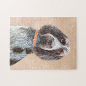 Spinone Italiano Malerei - Niedliche Original Dog Puzzle (Horizontal)