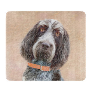 Spinone Italiano Malerei - Niedliche Original Dog  Schneidebrett