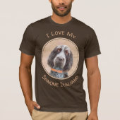Spinone Italiano Malerei - Niedliche Original Dog  T-Shirt (Vorderseite)