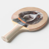 Spinone Italiano Malerei - Niedliche Original Dog Tischtennis Schläger (Vorderseite)