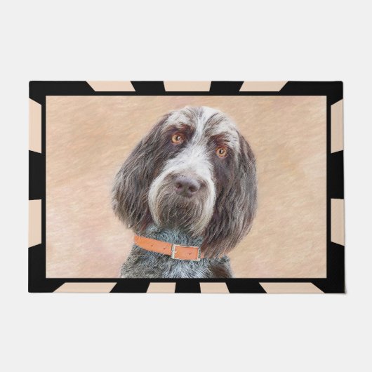 Spinone Italiano Malerei - Niedliche Original Hund Fußmatte (Vorderseite)