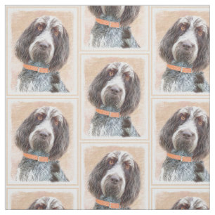 Spinone Italiano Malerei - Niedliche Original Hund Stoff