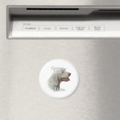 Spinone Italiano Mama 2 Magnet (In Situ (Geschirrspüler))