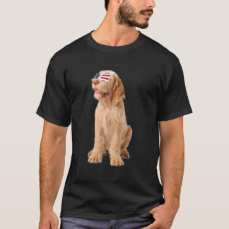 Spinone Italiano mit Sonnenbrille 4. Juli Do T-Shirt