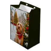 Spinone Italiano  Mittlere Geschenktüte (Vorderseite Schrägansicht)