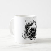 Spinone Italiano Mug – Ink Dog Headshot Kaffeetasse (Vorderseite Links)