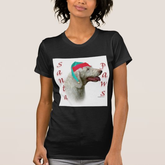 Spinone Italiano Santa Paws T-Shirt (Vorderseite)