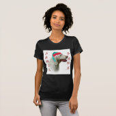 Spinone Italiano Santa Paws T-Shirt (Vorne ganz)