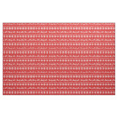 Spinone Italiano Silhouette-Weihnachtsmuster-Rot Stoff (Yard (91,4 cm))