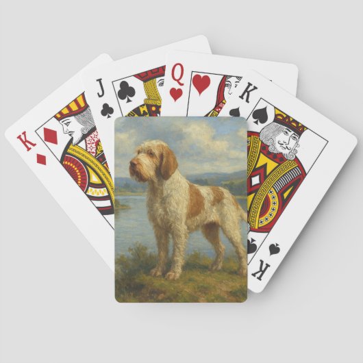 Spinone Italiano Spielkarten (Rückseite)