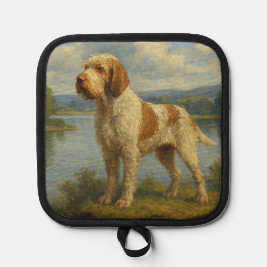 Spinone Italiano Topflappen (Vorderseite)