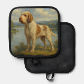Spinone Italiano Topflappen (Vorderseite/Rückseite)
