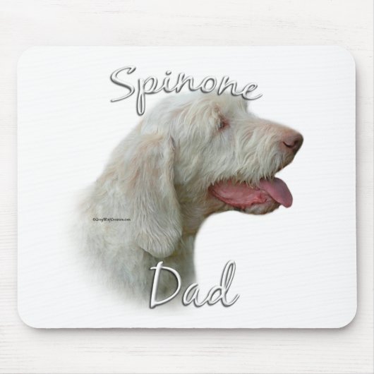 Spinone Italiano Vater 2 Mousepad (Vorne)
