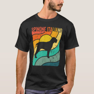 Spinone Italiano Vintag Sunset Mama Vater T-Shirt