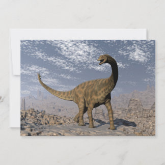 Spinophorosaurus-Dinosaurier, der in der Wüste spa