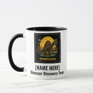 Spinosaurier Dinosaurier Prähistorischer Mond Tasse