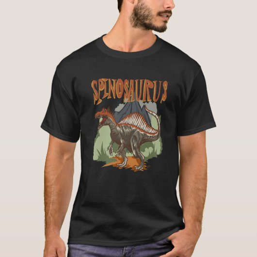 Spinosaurus  Dino  Dinosaur Identification T-Shirt (Vorderseite)