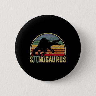 Spinosaurus - Dinosaur Pi Tag Lustiger Mathe-Witz  Button