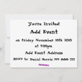 Spinosaurus Dinosaurier Einladung (Rückseite)