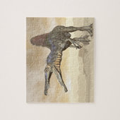Spinosaurus Dinosaurier in der Wüste - 3D Puzzle (Vertikal)