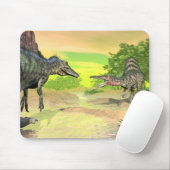 Spinosaurus Dinosaurierkampf - 3D übertragen Mousepad (Mit Mouse)