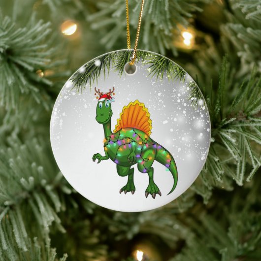 Spinosaurus Geschenk für Dinosaurier Lover Adult K Keramik Ornament (Baum)