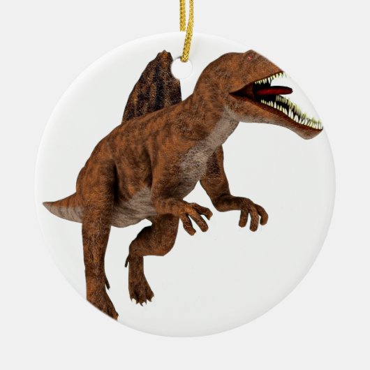 Spinosaurus Keramik Ornament (Vorne)