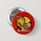 Spinosaurus Knopf Button (Vorne & Hinten)