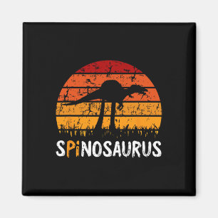 Spinosaurus Pi Day Retro Math Symbols Lehrerstuhl Magnet