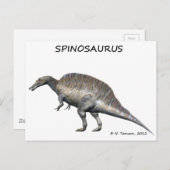 Spinosaurus Postkarte (Vorne/Hinten)