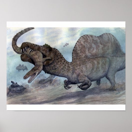 Spinosaurus Print Poster (Vorne)