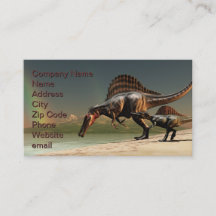 Spinosaurus Regenbogen Printwerbung