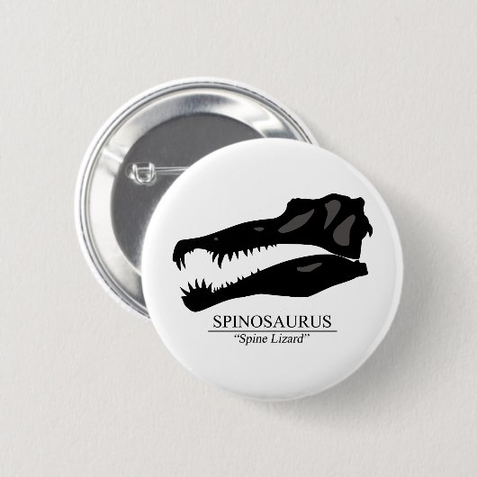 Spinosaurus Skull Button (Vorne & Hinten)